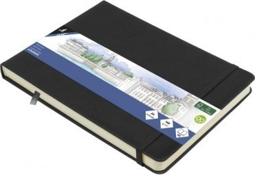 KANGARO SKETCHBOOK Α5 LANDSCAPE ΜΑΥΡΟ 140GR, 160ΣΕΛ. ΜΕ ΛΑΣΤΙΧΟ ΚΑΙ ΣΚΛΗΡΟ ΕΞΩΦΥΛΛΟ
