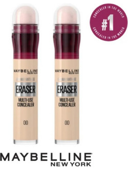 Maybelline Instant Anti-Age Eraser 00 Ivory Liquid Concealer 2x6.8ml