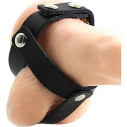 Ohmama Leather Ball Κλουβί Πέους