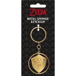The Legend of Zelda Triforce metal spinner keychain 10 Τεμ