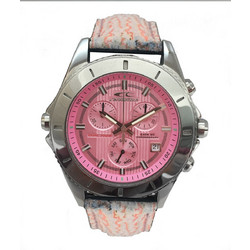 Chronotech Ανδρικό Ρολόι με Μαύρο Δερμάτινο Λουράκι CT7636L-06