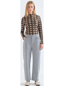 COMPANIA FANTASTICA GEOMETRY PRINT T-SHIRT 63C/12006 - Dusty Olive