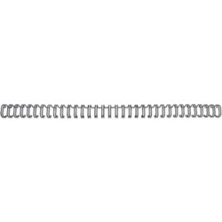ΣΠΙΡΑΛ ΜΕΤΑΛΛΙΚΑ 34 LOOP (3:1) 6mm - 100τεμ BLACK
