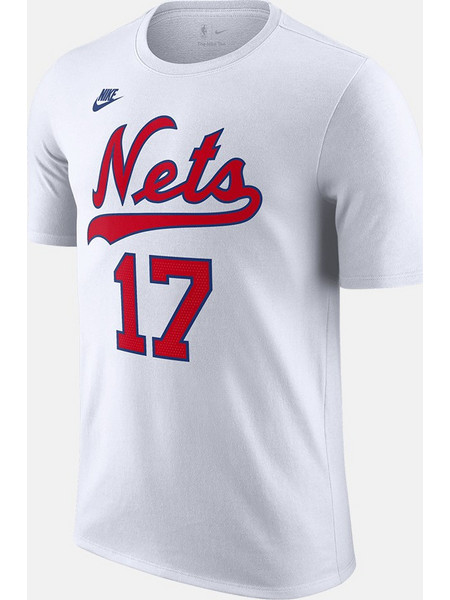 Jordan Brooklyn Nets Michael Porter Jr. Hardwood Classics Ανδρικό T-Shirt IU2384-102 WHITE/(PORTER JR MICHL)