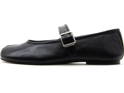INUOVO WOMEN BALLERINAS MARY JANE SPLIT TOE LEATHER