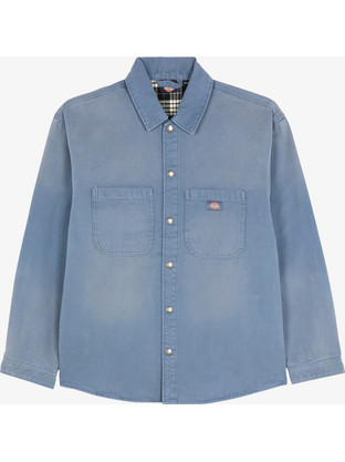 Dickies Ανδρικό Πουκάμισο Overshirt Indigo DK0A8CJ5RI21