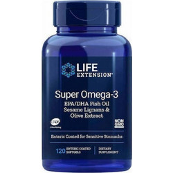 Life Extension Super Omega-3 Ιχθυέλαιο 120 Μαλακές Κάψουλες