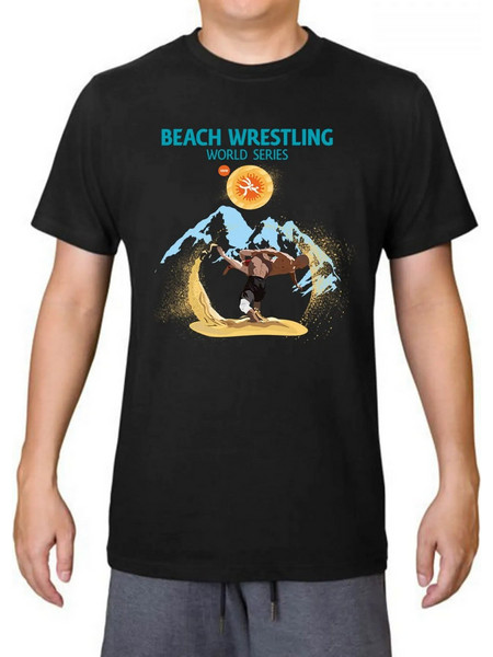 T-shirt Βαμβακερό BEACH WRESTLING World Series