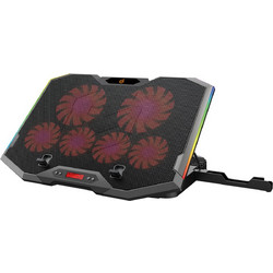 Conceptronic THYIA01B Cooling Pad Laptop έως 17" με 6 Ανεμιστήρες & Φωτισμό