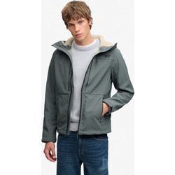 Superdry Hooded Borg Trekker Ανδρικό Μπουφάν Χειμωνιάτικο Πράσινο M5012448A-9ZH