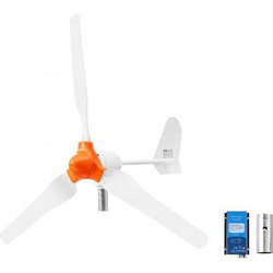 VEVOR 1000W 12V Wind Turbine Generator, 3-Blade Wind Turbine Kit with Wind/Solar Hybrid Controller, Efficient 3-Phase AC Permanent Wind Power Generator for RV Boat Home Farm (Tower Pole Not Include)
