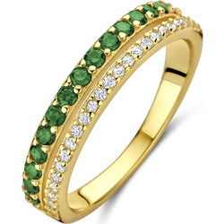 Γυναικεία Δαχτυλίδια New Bling 9NB-1580-56 Χρυσό Πράσινο 16