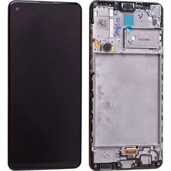 Αυθεντική Οθόνη Samsung A21S A217 Black (Samsung Service Pack GH82-22988A)