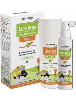 Frezyderm Σετ για Ψείρες Shampoo 125ml & Lotion 125ml & Spray 80ml