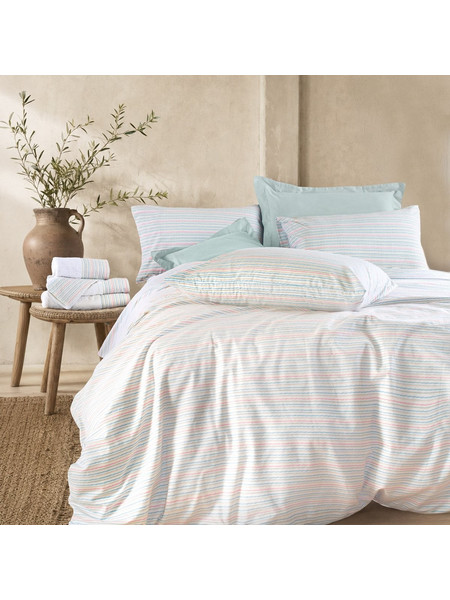 Παπλωματοθήκη Υπέρδιπλη (Σετ 220x250) Rythmos Strappy