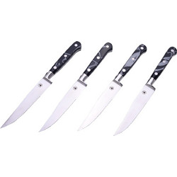Laguiole Μαχαίρια Steak από Ανοξείδωτο Ατσάλι 4τμχ