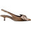 Corina Γόβες Slingback με Λεπτό Χαμηλό Τακούνι Καφέ M6690