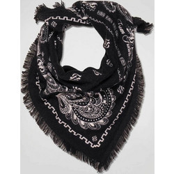 From Future unisex κασκόλ από κασμίρι με bandana print - PERMAFO03309 Μαύρο