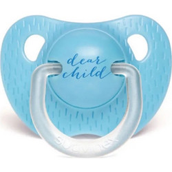 Suavinex Evolution Dear Child Ορθοδοντική Πιπίλα Σιλικόνης 6-18m Γαλάζιο