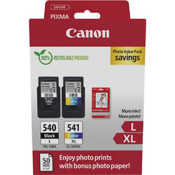 Canon PG-540L & CL-541XL Photo Value Pack 2 Μελανιών Εκτυπωτή Inkjet