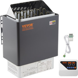 VEVOR 9KW Electric Dry Sauna Heater Stove W/External Controller Stainiless Steel for 9-13m3 Room 9KWWKSNL-WCT400V1V0