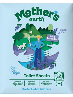 Φύλλα Λεκάνης Καθαρισμού Τουαλέτας 15X Mother's Earth