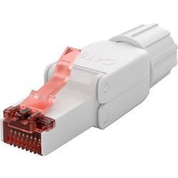 GOOBAY βύσμα RJ45 65942, CAT 6 UTP, tool-free, λευκό