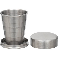 MFH Drinking Cup 40ml Telescope Stainless Steel
