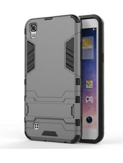 Θήκη TPU Kickstand LG X Power (Grey) - OEM