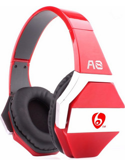 Ovleng OV-A8 Ασύρματα Bluetooth Ακουστικά Over Ear Κόκκινα