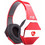 Ovleng OV-A8 Ασύρματα Bluetooth Ακουστικά Over Ear Κόκκινα