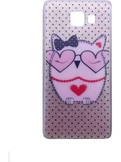 Samsung Galaxy A5 2016 Edition A510F Silicone Hard Back Cover Case Glitter Pink Kitty Design (oem)