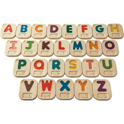 PlanToys Αλφαβήτα με τη Μέθοδο Braille (Αγγλικά)