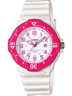 Casio Γυναικείο Ρολόι με Λευκό Λουράκι LRW-200H-4BVEF
