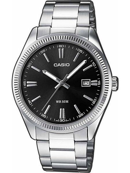 Casio Ανδρικό Ρολόι με Ασημί Μεταλλικό Μπρασελέ MTP-1302PD-1A1VEF