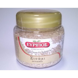 Σισάμι Σουσάμι Εύριπος 110gr Βάζο Φυσικό Προϊόν Άριστης Ποιότητος