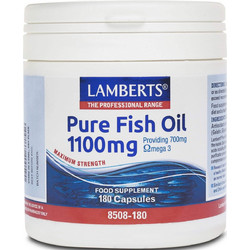Lamberts Pure Fish Oil Ιχθυέλαιο 1100mg 180 Κάψουλες