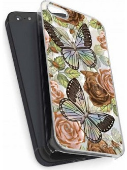 KANGAROOLAB iPHONE 4/4S PLASTIC PROTECTIVE 3D CASE ROSES AND BUTTERFLIES ΘΗΚΗ ΣΚΛΗΡΗ ΠΛΑΣΤΙΚΗ 26161
