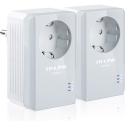 TP-Link TL-PA4010PKIT V2 Powerline Διπλό Kit για Ενσύρματη Σύνδεση με Θύρα Ethernet & Passthrough Πρίζα