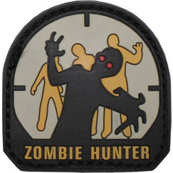 PVC Zombie Hunter Velcro Patch
