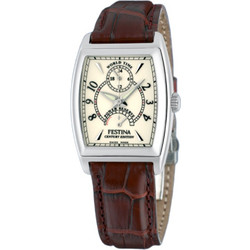 Festina Ανδρικό Ρολόι Χρονογράφος Αυτόματο με Μπλε Δερμάτινο Λουράκι F7001/3