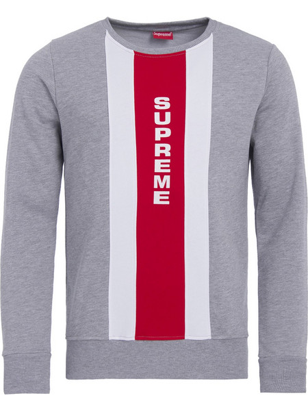 Supreme Ανδρικό Φούτερ Γκρι SUFE3104