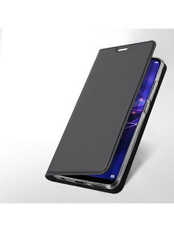 Δερμάτινη θήκη βιβλίο για Huawei Mate 10 Pro ΜΑΥΡΗ (OEM)