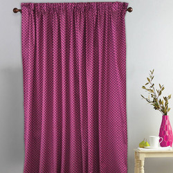 Κουρτίνα 280Χ290 Με Τρέσα Ταφτάς Jaquard Palatex Java Fuchsia