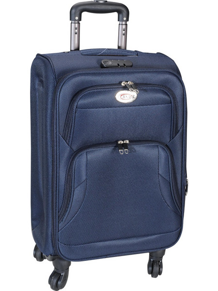 Ankor 782949 Βαλίτσα Καμπίνας 60x35x23cm με 4 Ρόδες Navy Μπλε