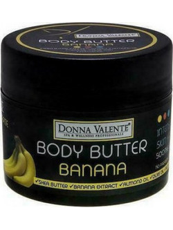 Donna Valente Karite & Banana Ενυδατικό Butter Σώματος 200ml