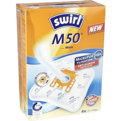 Swirl M50 MP Plus Σακούλες Σκούπας 4τμχ Συμβατές με Σκούπα Miele