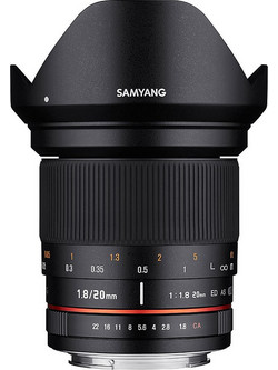 Samyang 20mm f/1.8 ED AS UMC Sony E