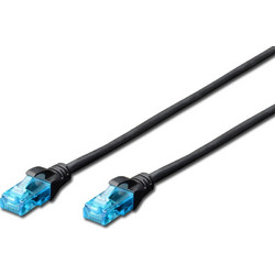 Digitus U/UTP Cat.5e Καλώδιο Δικτύου Ethernet 5m Black DK-1512-050/BL