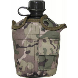 MFH US Canteen 1L w/ Cover - Multicam